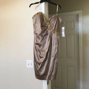 Short Strapless Formal Dress
